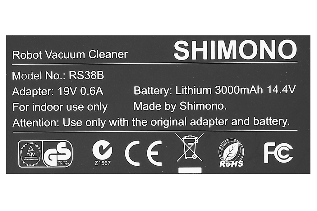 Robot hút bụi Shimono RS38B