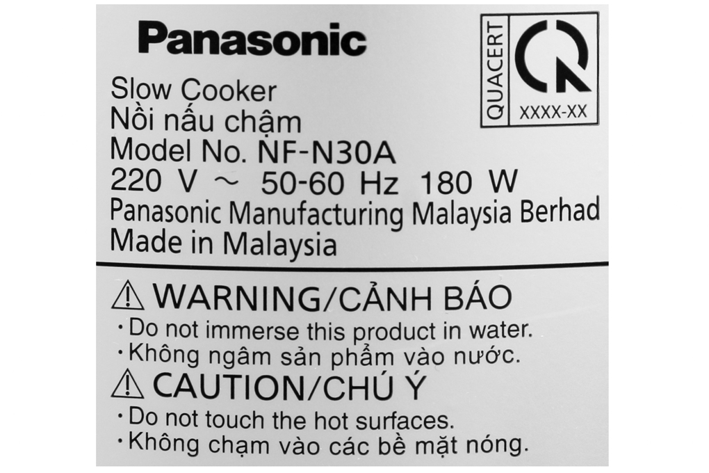 Bán nồi nấu chậm Panasonic 3 lít NF-N30ASRA