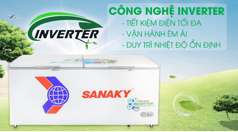 Tủ đông Sanaky Inverter 761 lít VH-8699HY3