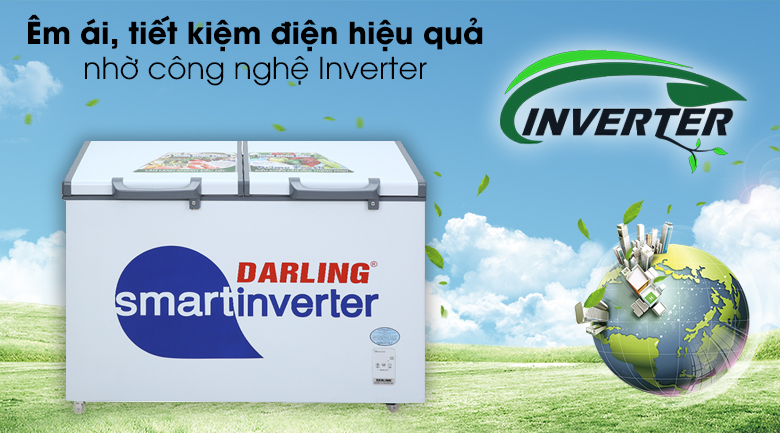 Tủ đông Darling Inverter 260 lít DMF-3699 WSI-4