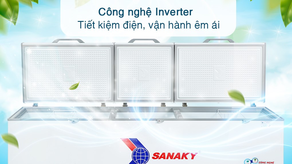 Tủ đông Sanaky Inverter 900 lít VH-1199HY3