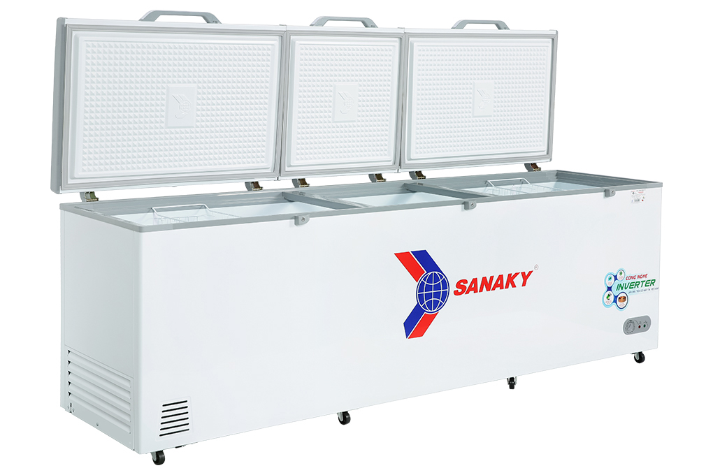 Tủ đông Sanaky Inverter 900 lít VH-1199HY3 chính hãng