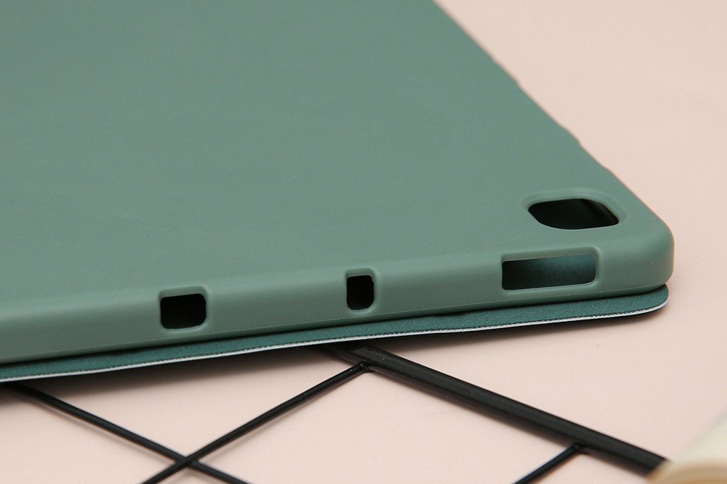 Ốp lưng Galaxy Tab S6 Lite 10.4 inch Nhựa cứng viền dẻo CAPTAIN U JM Xanh Teal