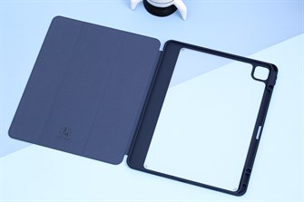 Ốp lưng iPad Pro 2021 12.9 inch Nhựa cứng viền dẻo Carbon Proud JM Navy
