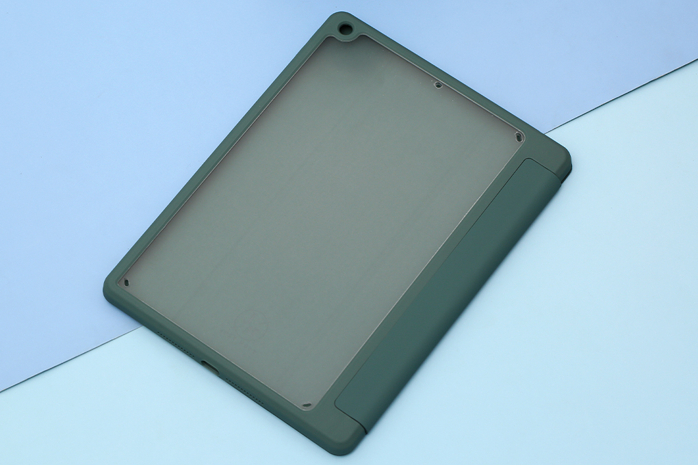 Ốp lưng iPad 8 Wifi Nhựa cứng viền dẻo Carbon Proud JM Xanh lá