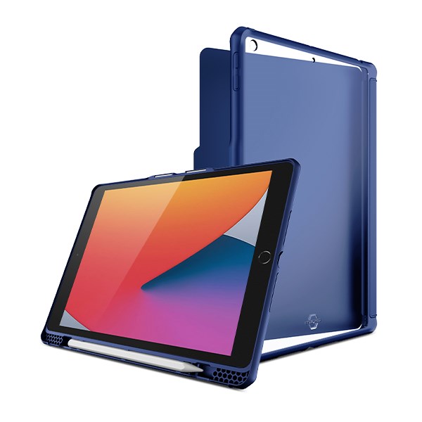 Ốp lưng iPad 2020 10.2 inch ITSKINS Hybrid Solid Xanh Navy