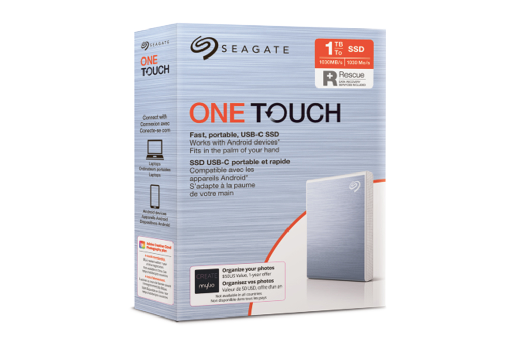 Ổ cứng SSD 500GB Seagate One Touch STKG500402 Xanh Dương