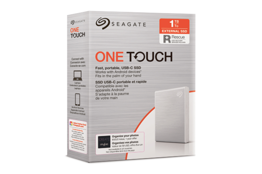 Ổ cứng SSD 1TB Seagate One Touch STKG1000401 Bạc