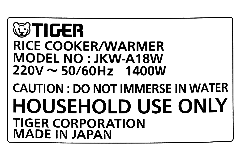 Nồi cơm điện cao tần Tiger 1.8 lít JKW-A18W