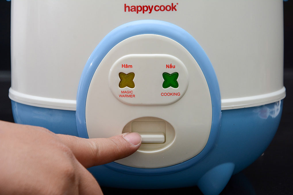 Nồi cơm điện Happycook 0.6 lít HC-60 Xanh
