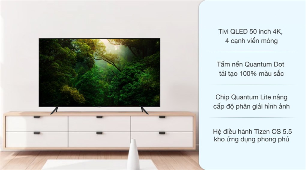 Smart Tivi QLED Samsung 4K 50 inch QA50Q60T