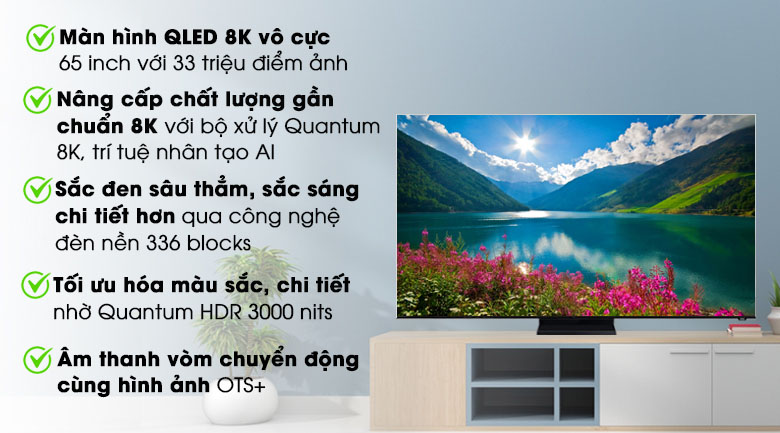 Smart Tivi QLED Samsung 8K 65 inch QA65Q950TS