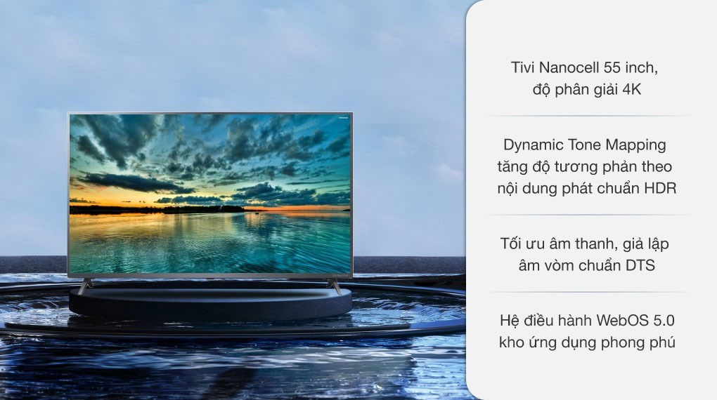 Smart Tivi NanoCell LG 4K 55 inch 55NANO79TND
