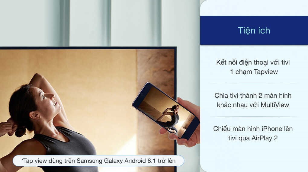 Smart Tivi QLED 4K 55 inch Samsung QA55Q65A Mới 2021
