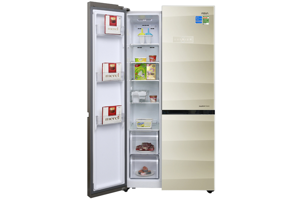 Tủ lạnh Aqua Inverter 518 lít AQR-IG585AS SG chính hãng