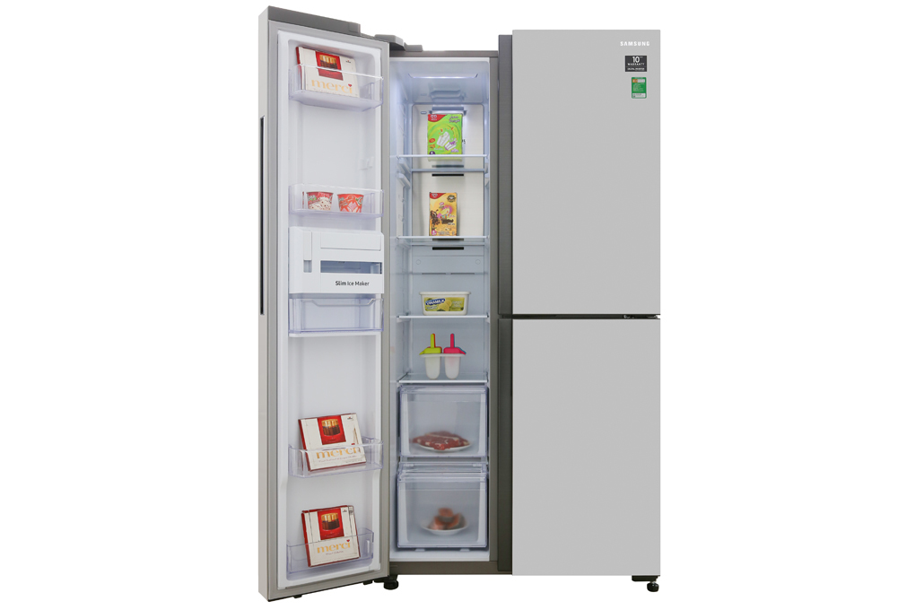 Tủ lạnh Samsung Inverter 634 lít RS63R5571SL/SV chính hãng