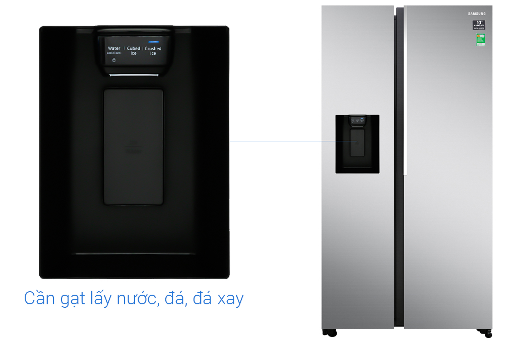 Tủ lạnh Samsung Inverter 617 lít RS64R5101SL/SV