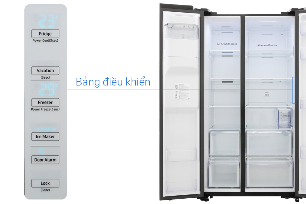 Tủ lạnh Samsung Inverter 617 lít RS64R53012C/SV