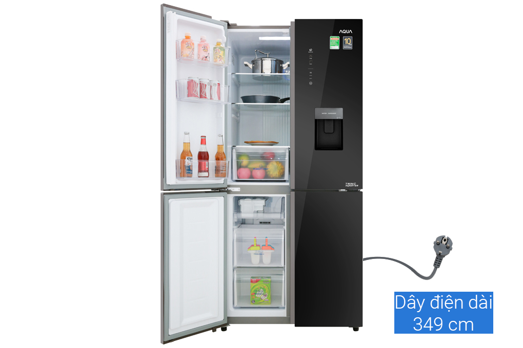 Tủ lạnh Aqua Inverter 456 lít AQR-IGW525EM GB giá tốt