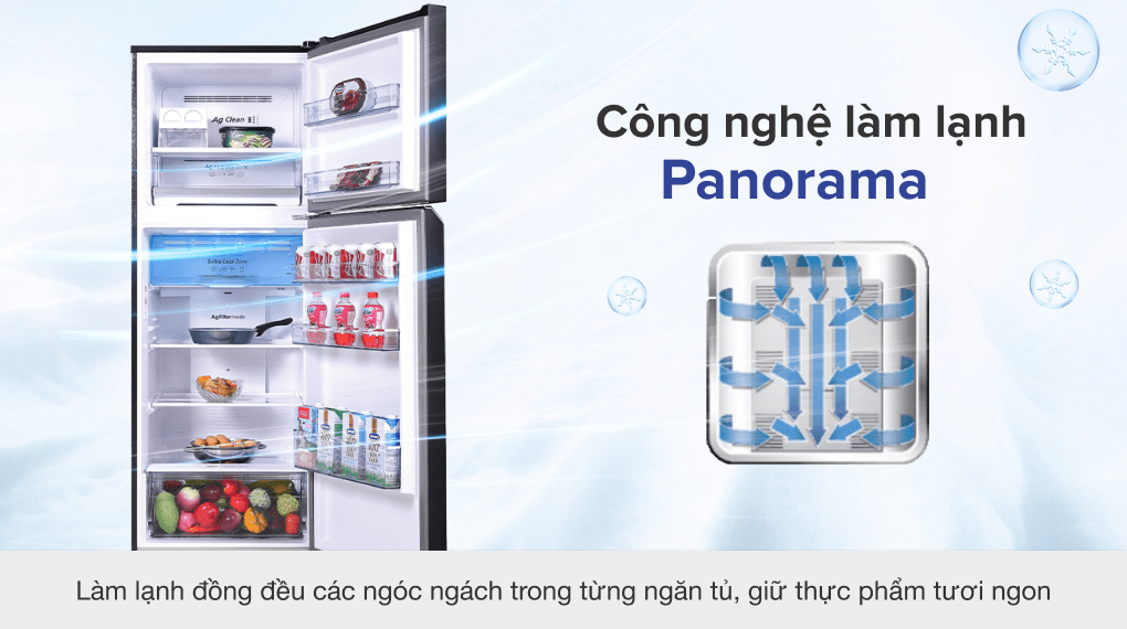 Tủ lạnh Panasonic Inverter 366 lít NR-TL381VGMV