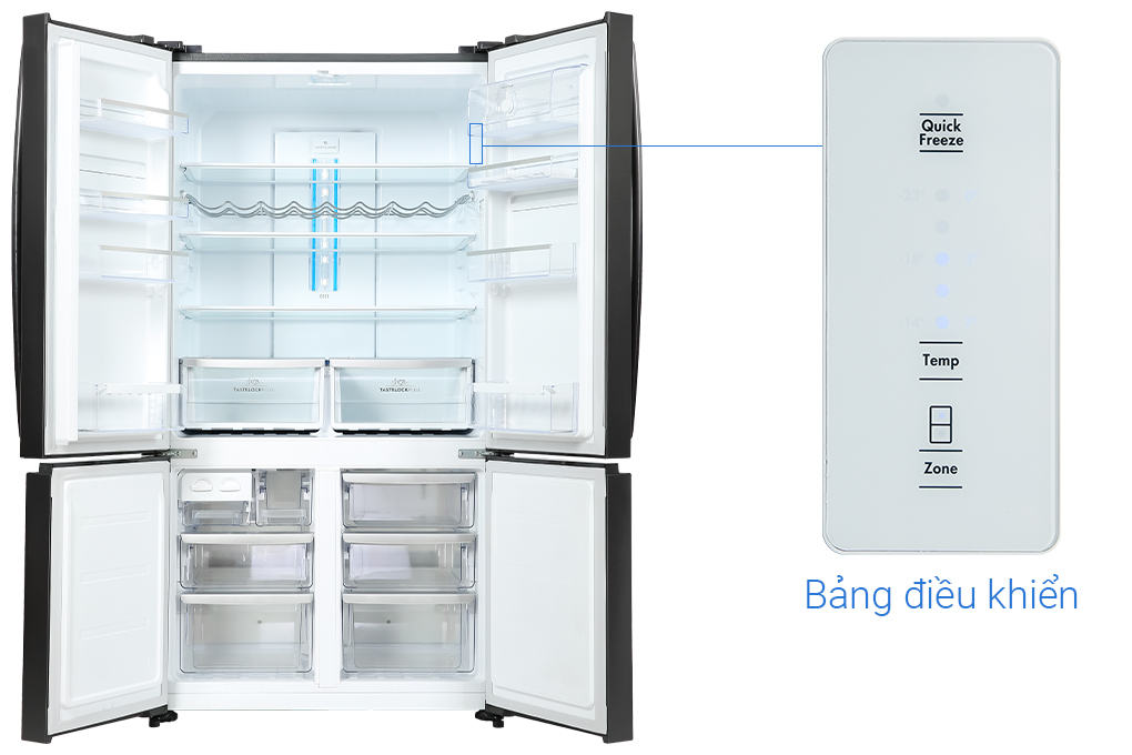 Tủ lạnh Electrolux Inverter 541 lít EQE6000A-B chính hãng