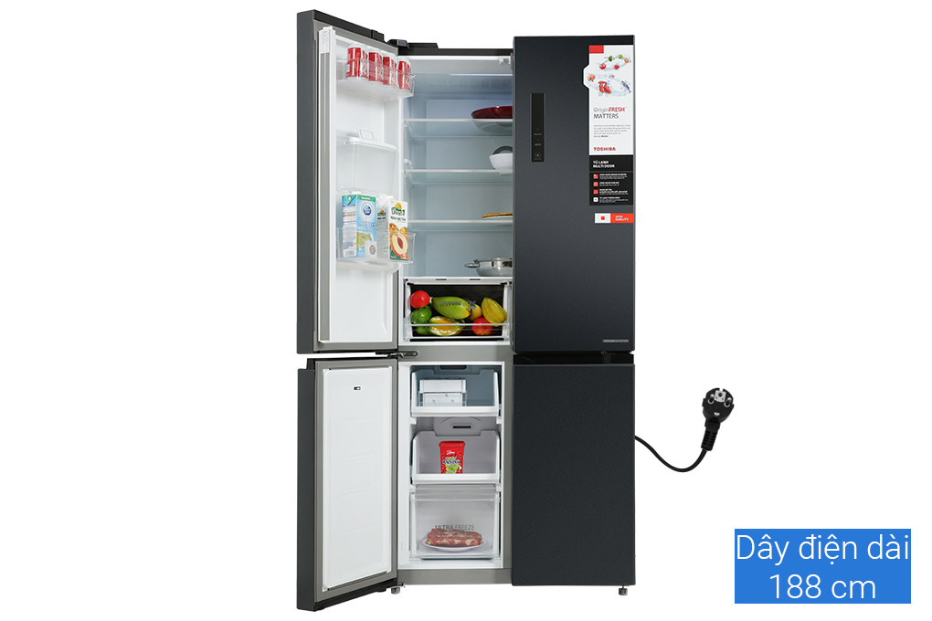 Tủ lạnh Toshiba Inverter 509 lít GR-RF605WI-PMV(06)-MG chính hãng