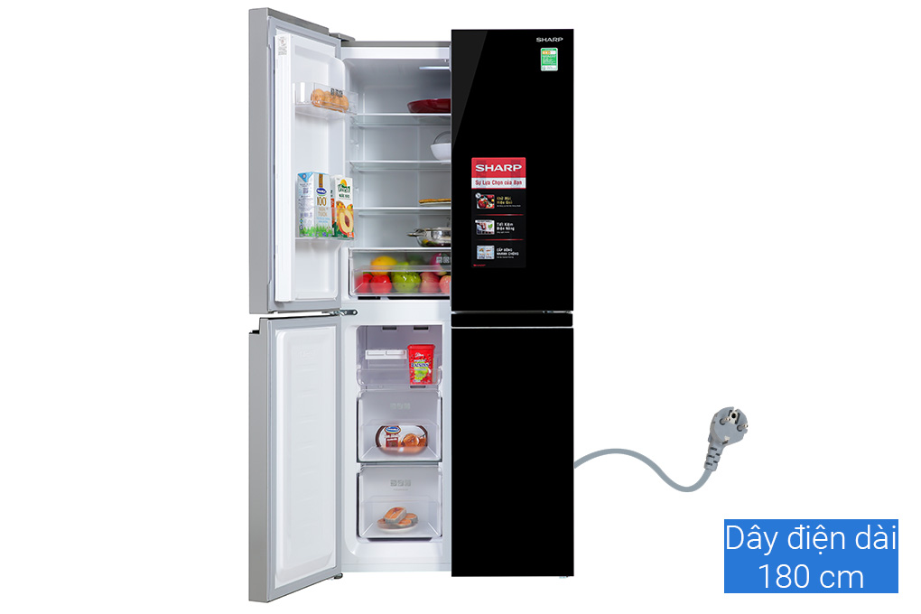 Tủ lạnh Sharp Inverter 362 lít SJ-FX420VG-BK giá tốt