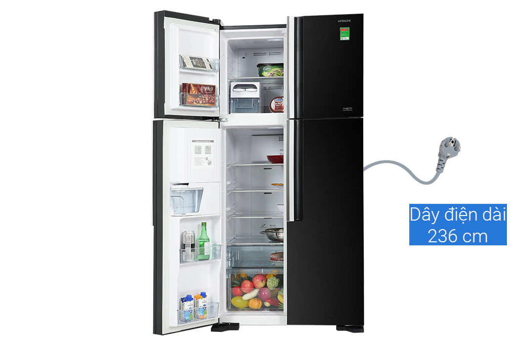 Tủ lạnh Hitachi Inverter 540 lít R-FW690PGV7 GBK giá tốt