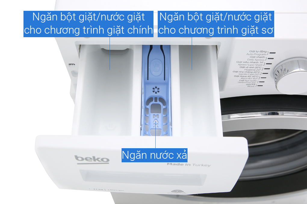 Máy giặt Beko Inverter 11kg WTE 11735 XCST giá tốt