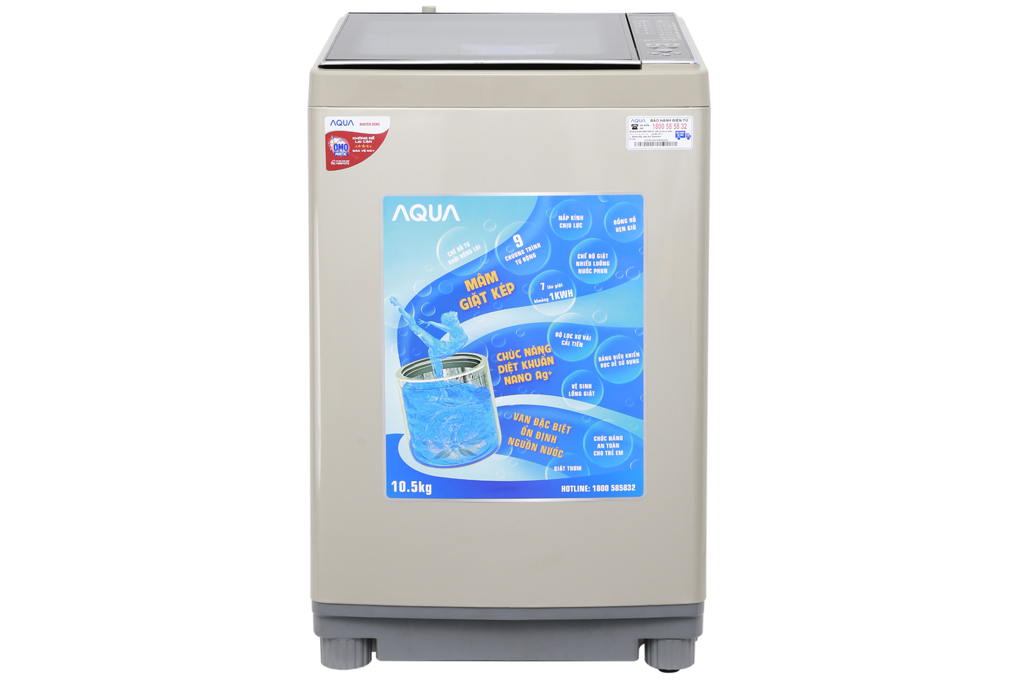 Bán máy giặt Aqua 10.5 kg AQW-FW105AT N
