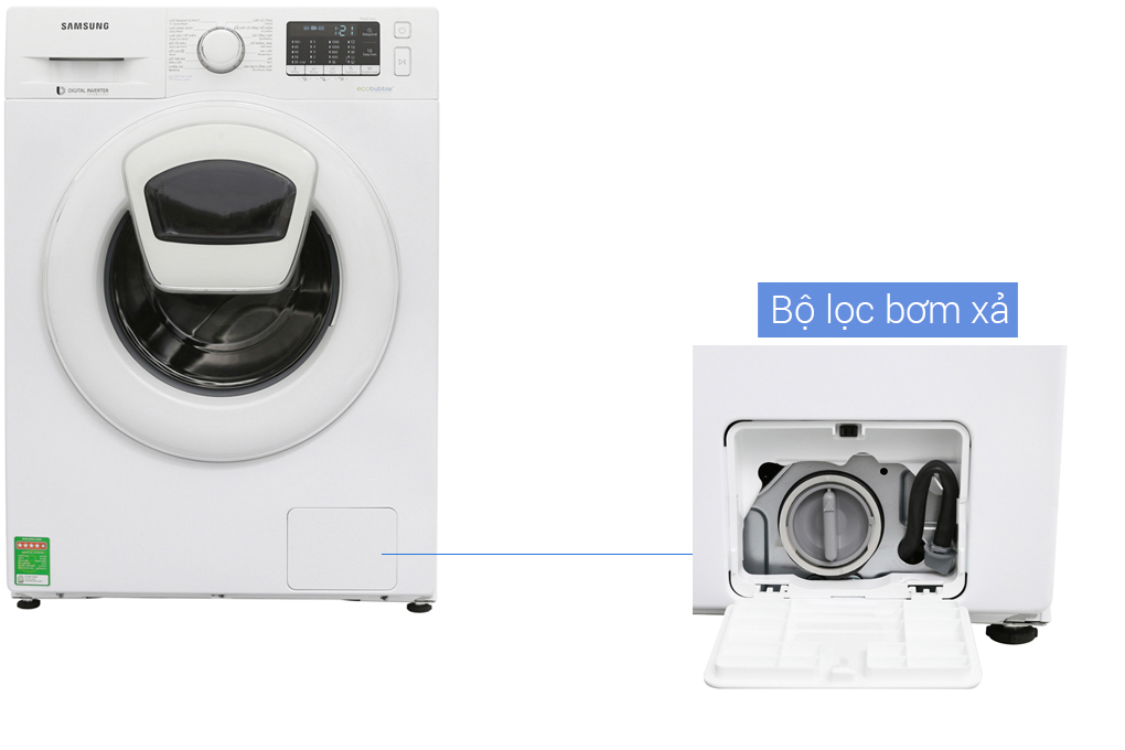 Máy giặt Samsung Inverter 9 kg WW90K52E0WW/SV