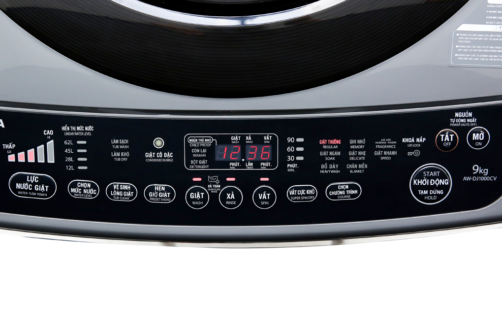 Máy giặt Toshiba Inverter 9 Kg AW-DJ1000CV SK giá tốt