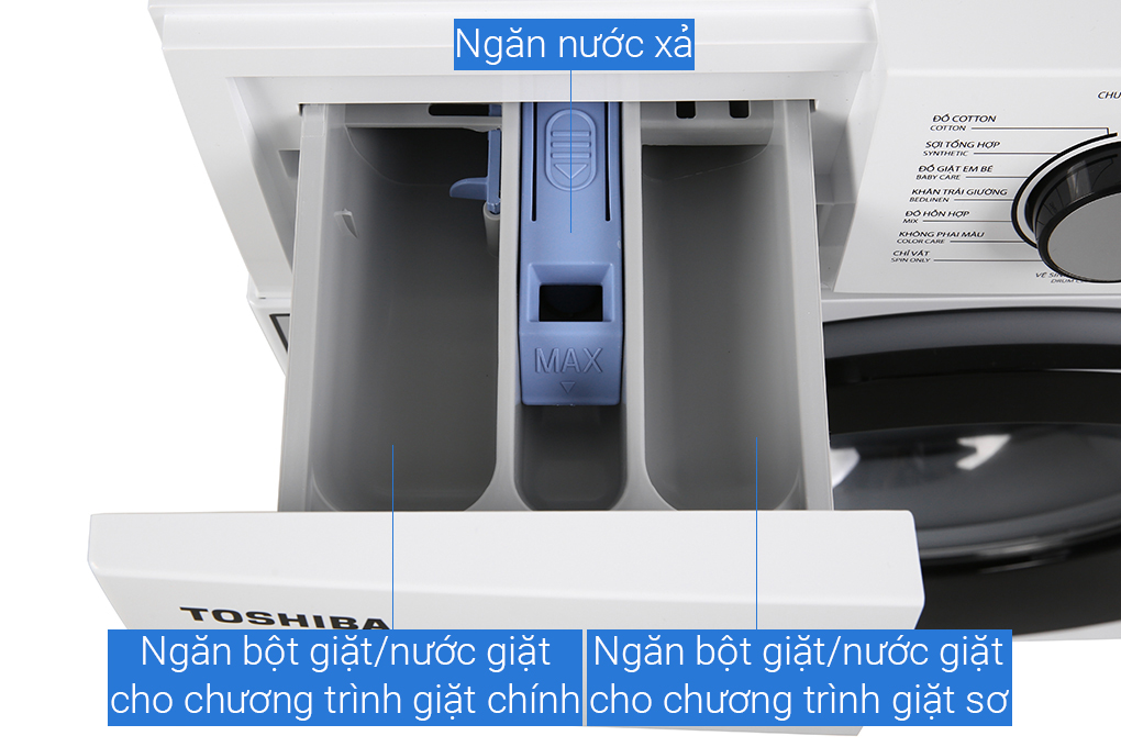Máy giặt Toshiba Inverter 9.5 Kg TW-BK105S2V(WS) giá tốt