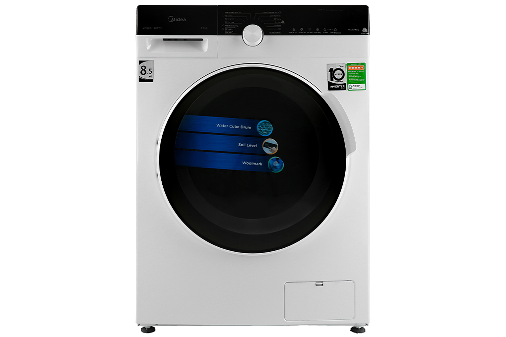 Bán máy giặt Midea Inverter 8.5 Kg MFK85-1401WK