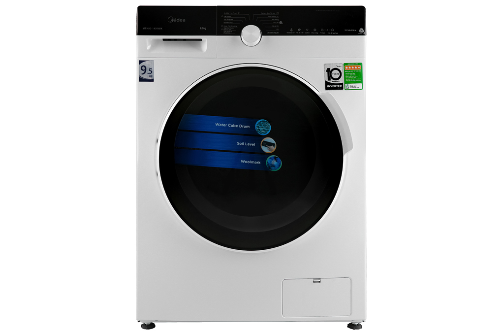 Bán máy giặt Midea Inverter 9.5 Kg MFK95-1401WK