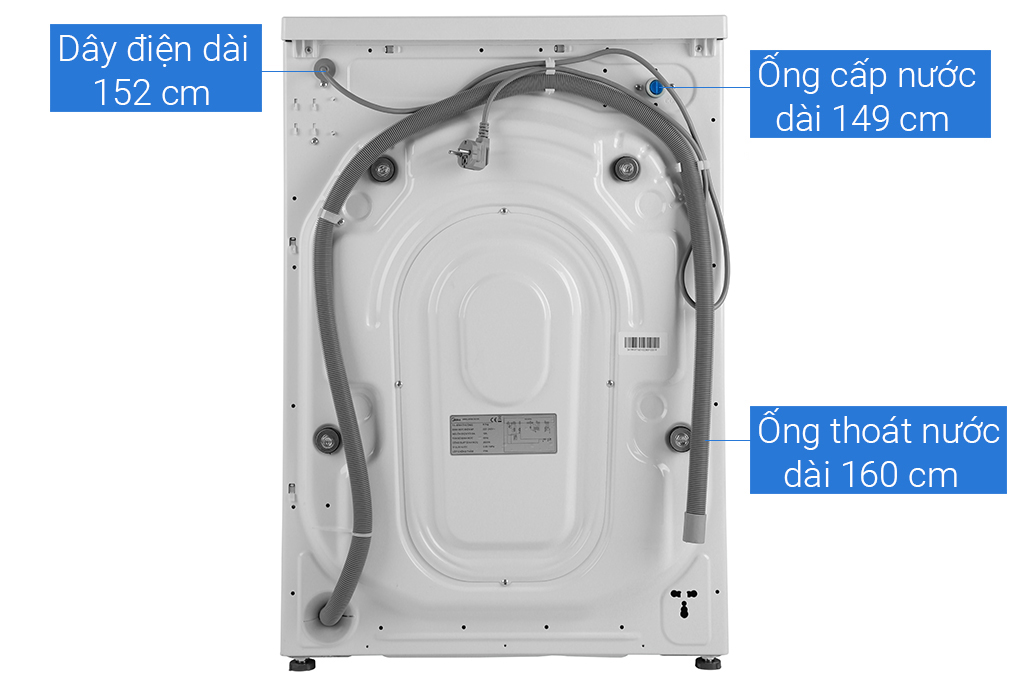 Máy giặt Midea Inverter 9.5 Kg MFK95-1401WK