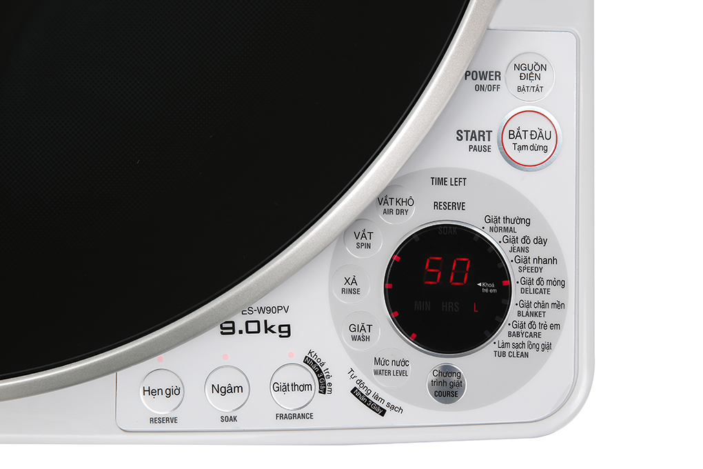 Máy giặt Sharp 9 kg ES-W90PV-H giá tốt