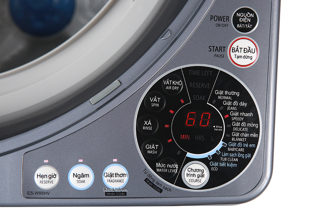 Máy giặt Sharp 9.5 kg ES-W95HV-S giá tốt