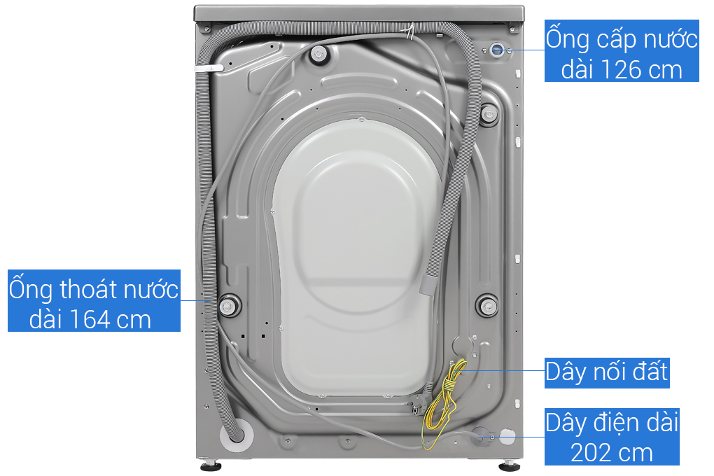 Máy giặt Aqua Inverter 9 kg AQD-D900F S