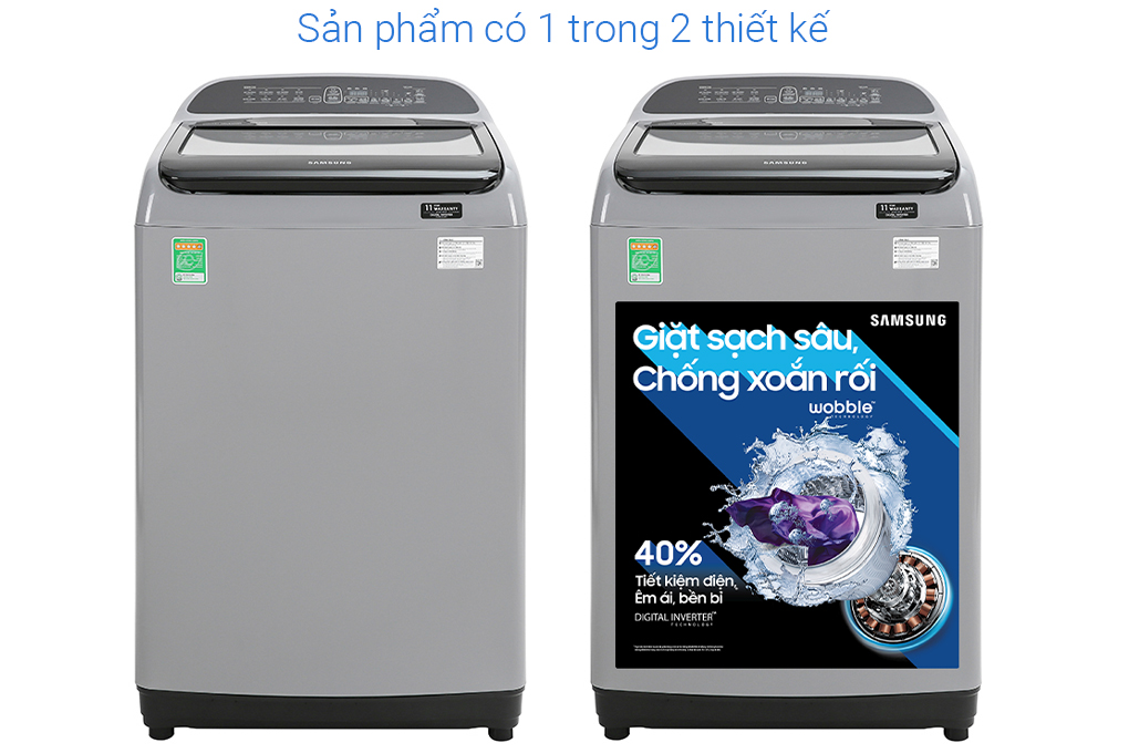 Bán máy giặt Samsung Inverter 9 kg WA90T5260BY/SV
