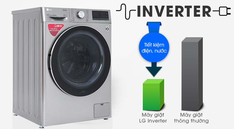 Máy giặt LG Inverter 8.5 kg FV1408S4V