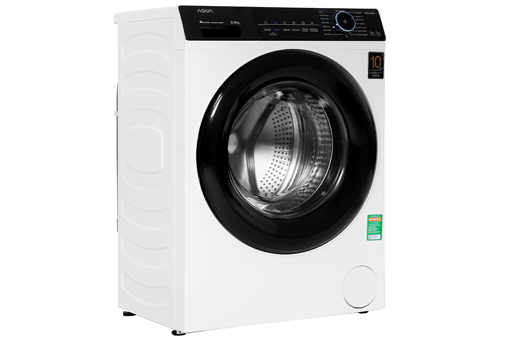 Máy giặt Aqua Inverter 8 KG AQD-A800F W chính hãng