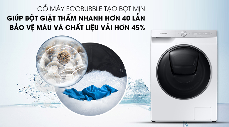 Máy giặt Samsung Inverter 9 Kg WW90TP54DSH/SV Mới 2021