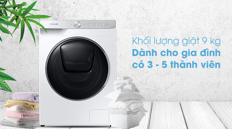 Máy giặt Samsung Inverter 9 Kg WW90TP54DSH/SV Mới 2021