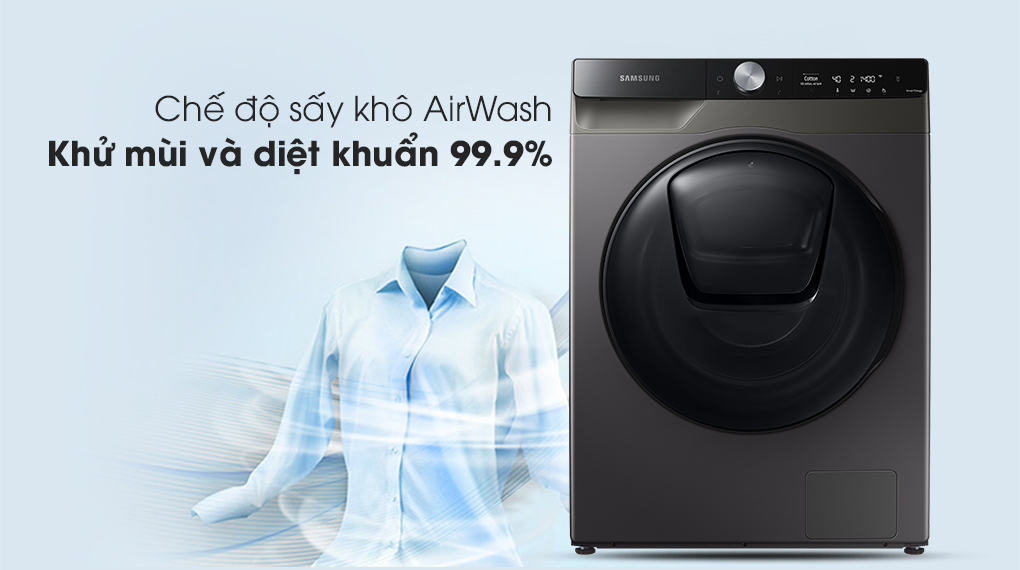 Máy giặt sấy Samsung Addwash Inverter 9.5kg WD95T754DBX/SV Mới 2021
