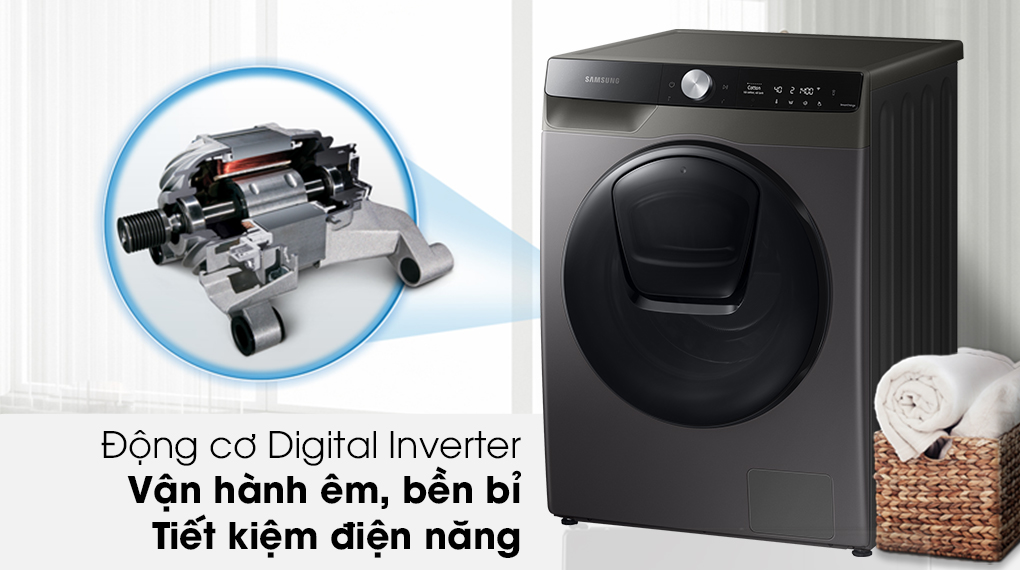 Máy giặt sấy Samsung Addwash Inverter 9.5kg WD95T754DBX/SV Mới 2021