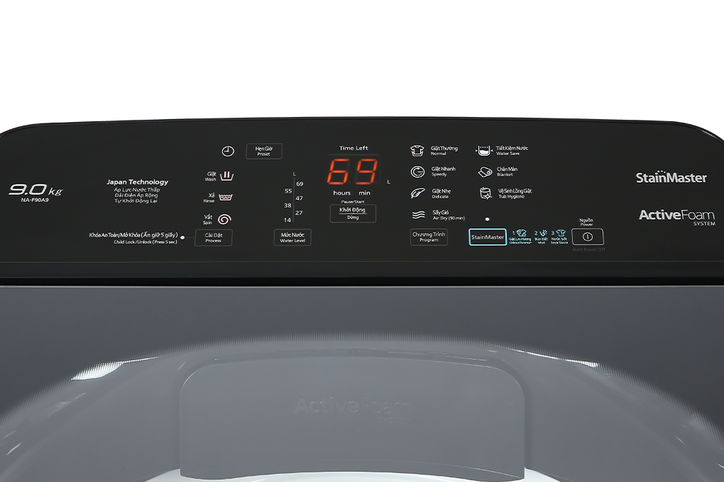 Máy giặt Panasonic 9 Kg NA-F90A9BRV giá tốt