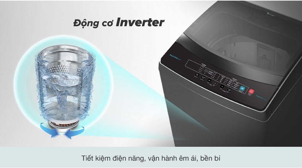 Máy giặt Casper Inverter 9.5 kg WT-95I68DGA chính hãng