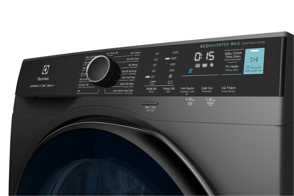 Máy giặt Electrolux Inverter 9 kg EWF9024P5SB chính hãng
