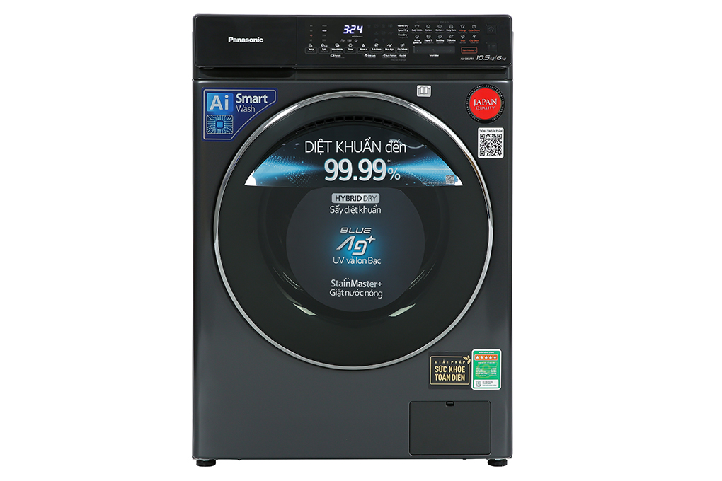Bán máy giặt sấy Panasonic Inverter 10.5 kg NA-S056FR1BV